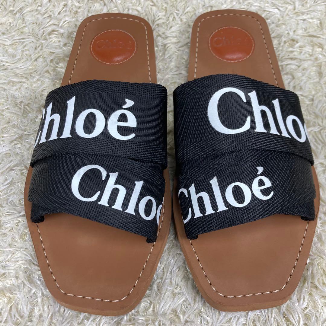 『美品』Chloe クロエ Woody フラットミュール　サンダル スリッポン