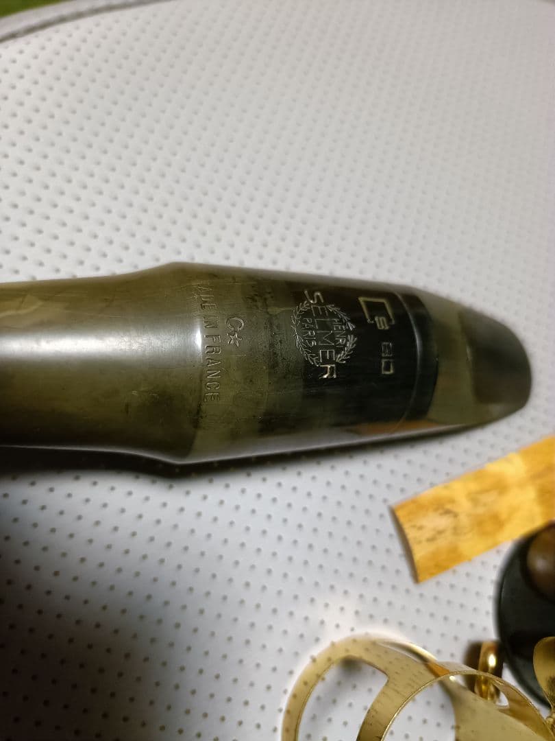 セルマーテナーサックスマウスピースS80C*リガチャー・キャップ・リード付き