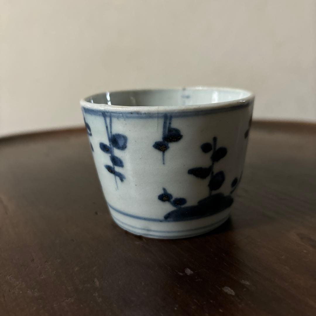 古伊万里蕎麦猪口5点　アンティーク　酒器　懐石　古道具　骨董　検:李朝