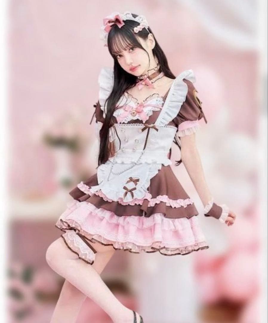 マリームーン メルティホイップキャンディメイド コスプレ ブラウン