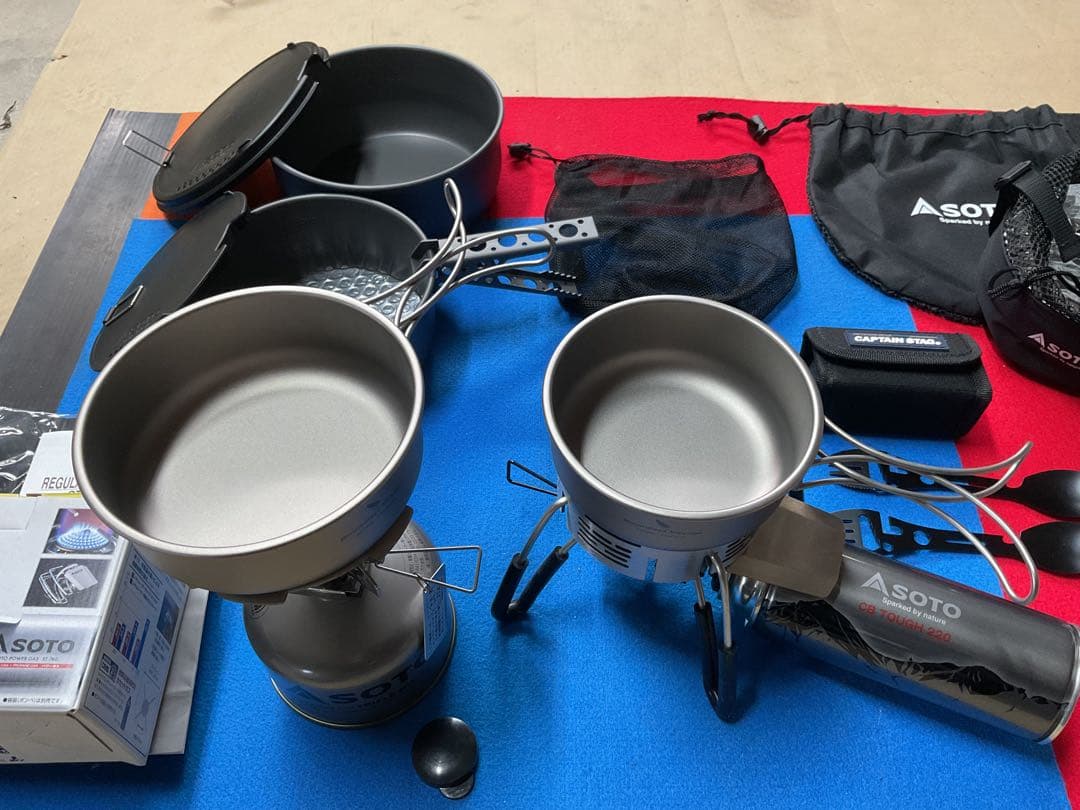 SOTO新品クックシステム+新品ST-310+新品CSMicroバーナー他セット