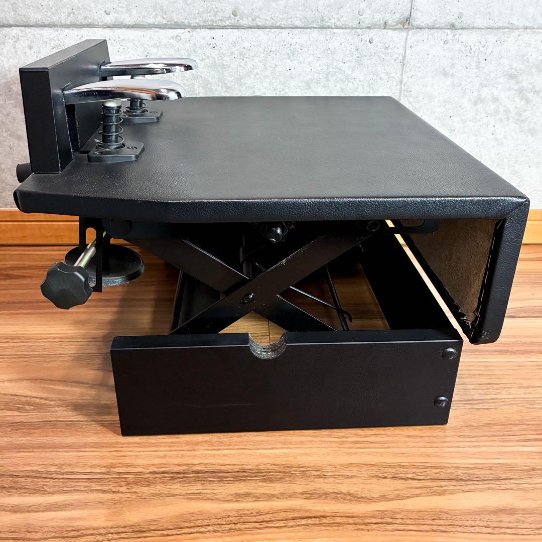 PEACOCK ピーコック ピアノ補助ペダル ブラック 補助台