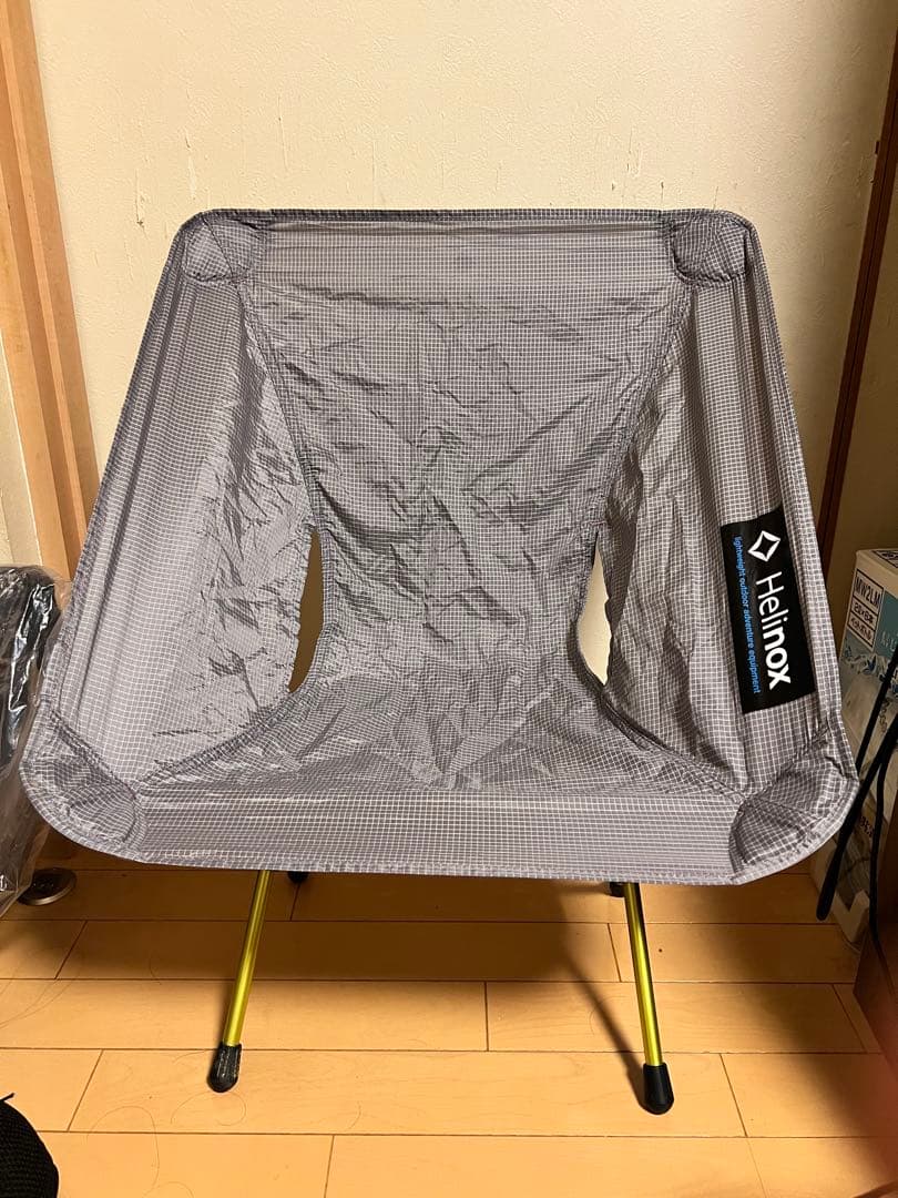 【美品】Helinox(ヘリノックス) チェアゼロ グレー　超軽量