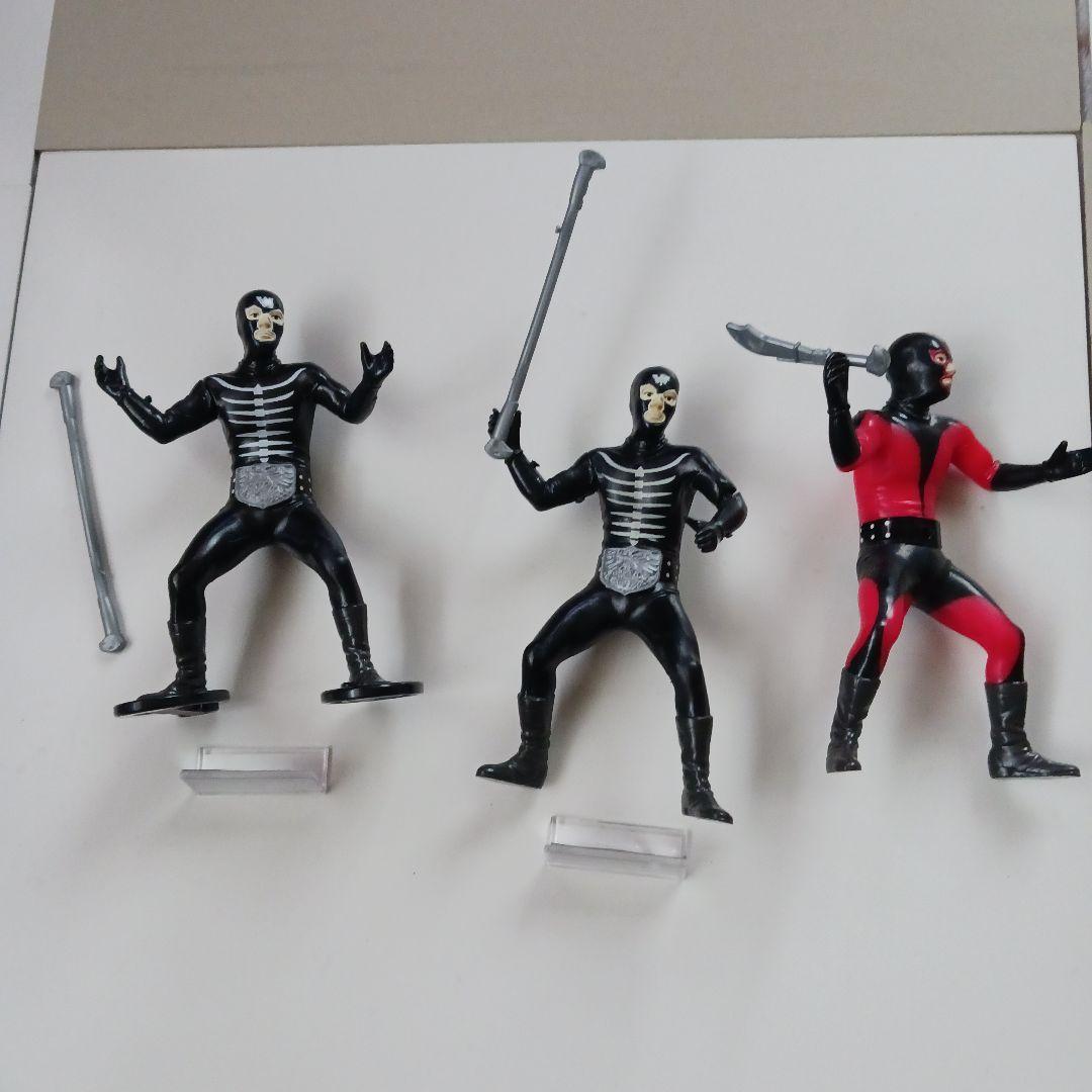 仮面ライダーV3超合金　ショッカージャンボソフビフィギア　フィギア　まとめ売り