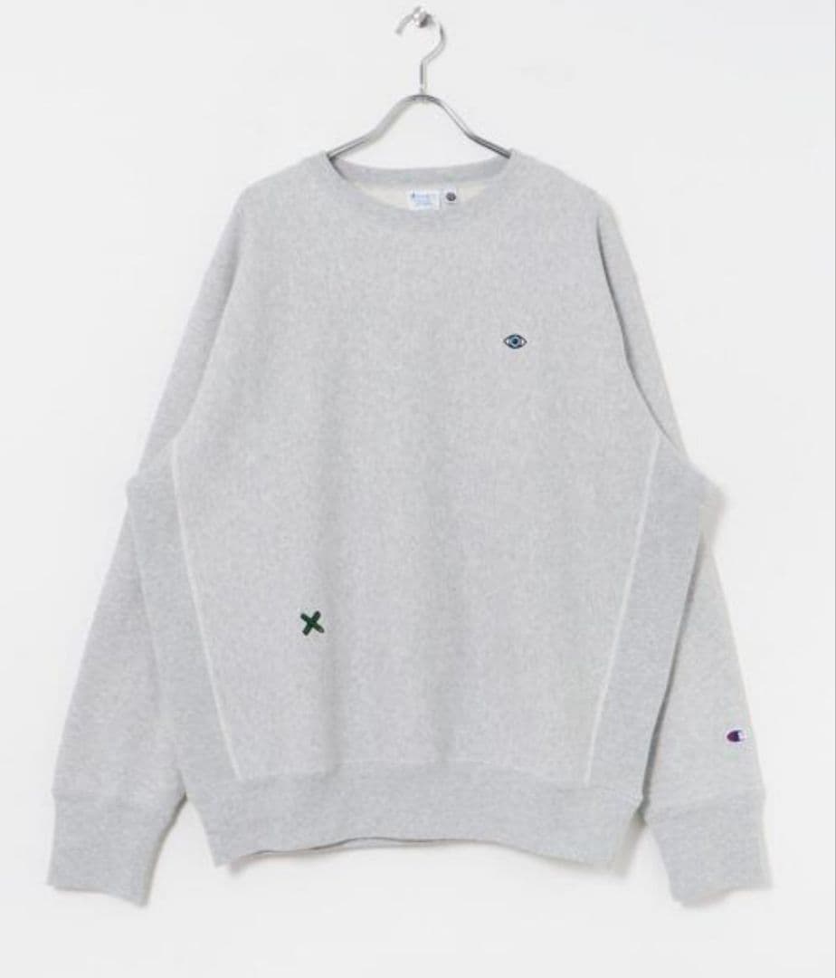 別注 Champion×LOWERCASE リバースウィーブ シルバー未使用