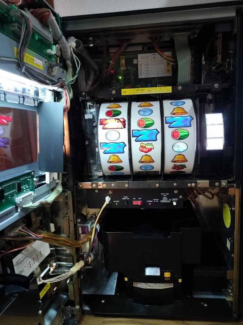 【パチスロ実機】オリンピア★南国育ち25【不要機付き】４号機・レア・人気