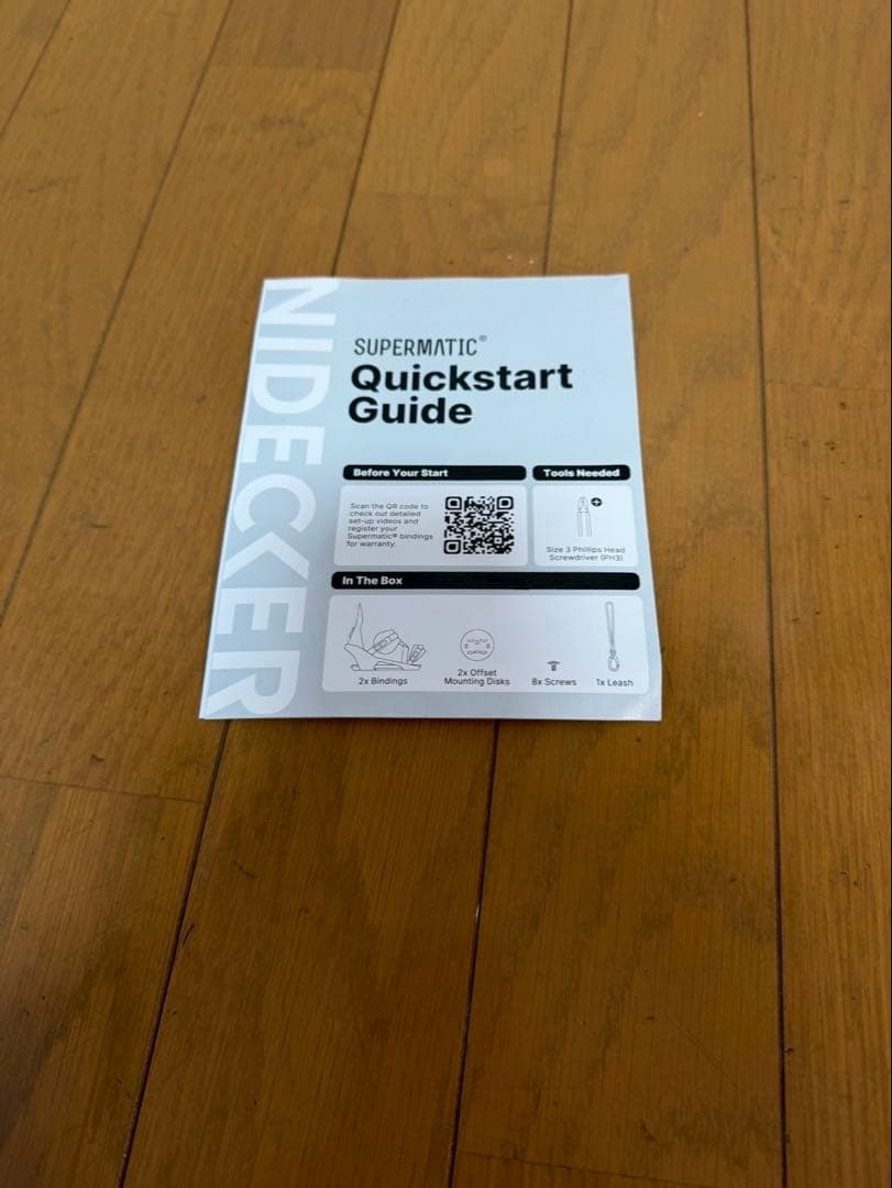 NIDECKER Supermatic Carbon k ディング Lサイズ