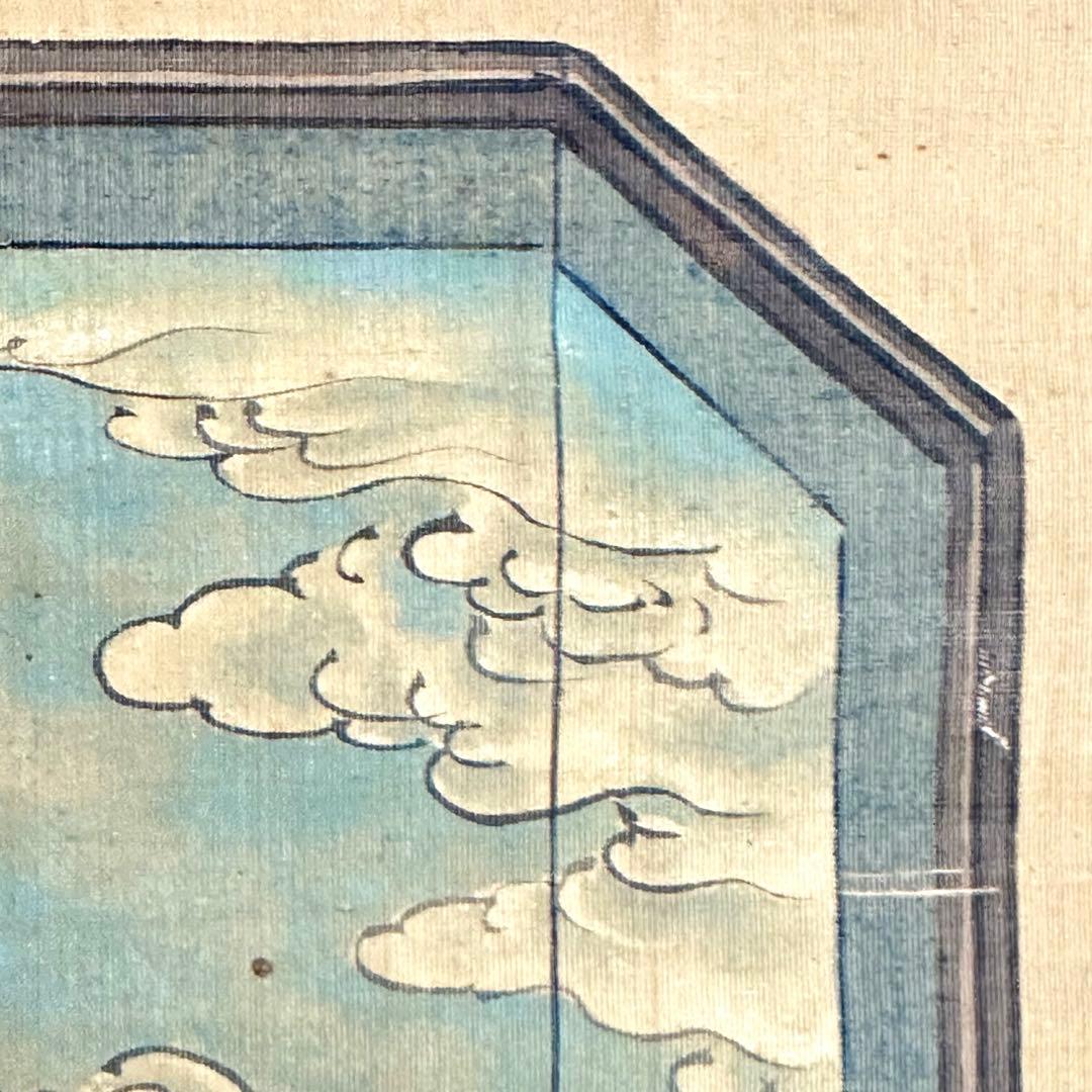 2108様感謝‼️真作　妙なる音色‼️狩野渓雲来信「琵琶仙女」掛け軸　美人画落款署名