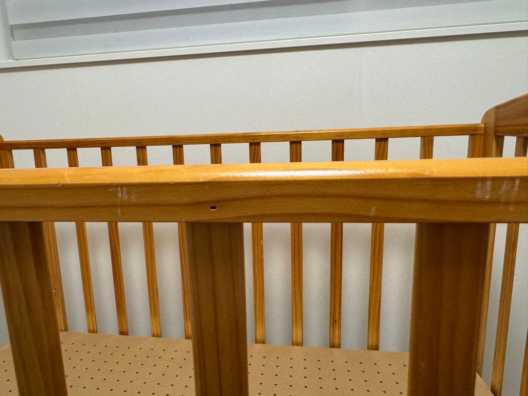KATOJI　ベビーベッド　ナチュラル　カトージ　木製