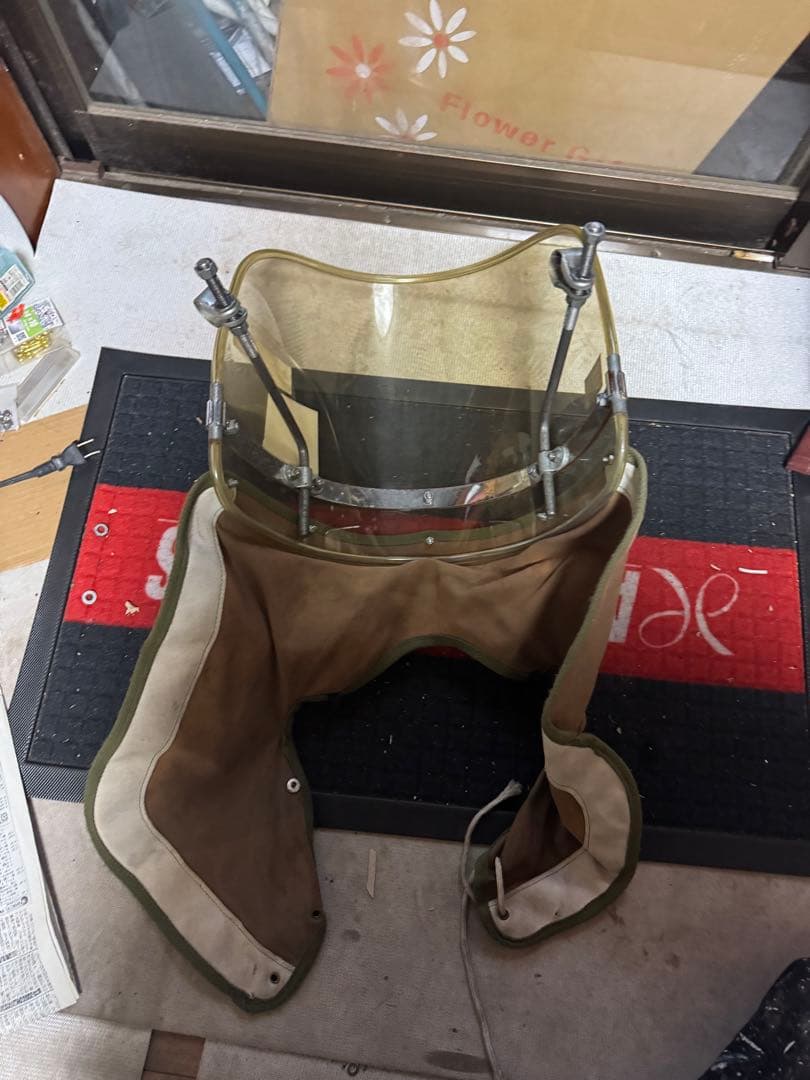 旭風防　ヤレ　黄ばみ　当時物