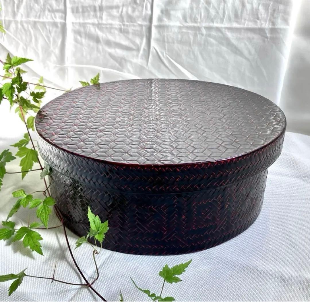 ✅当時物✅籃胎漆器/亀甲茶櫃/伝統工芸品