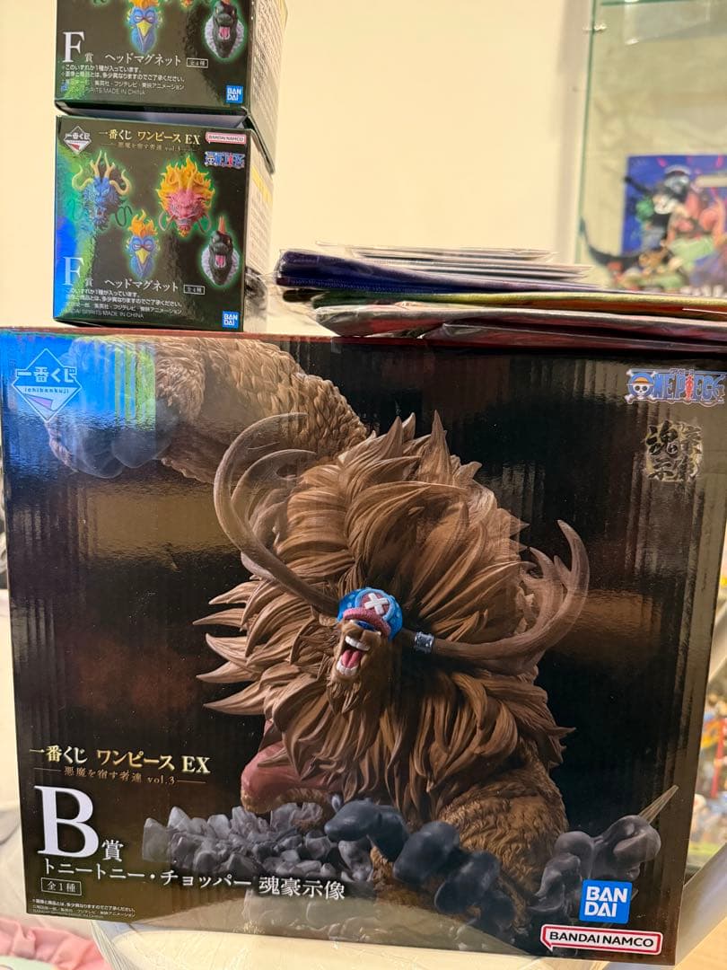 一番くじワンピース EX チョッパー B賞　F賞マグネット　 その他下位賞まとめ