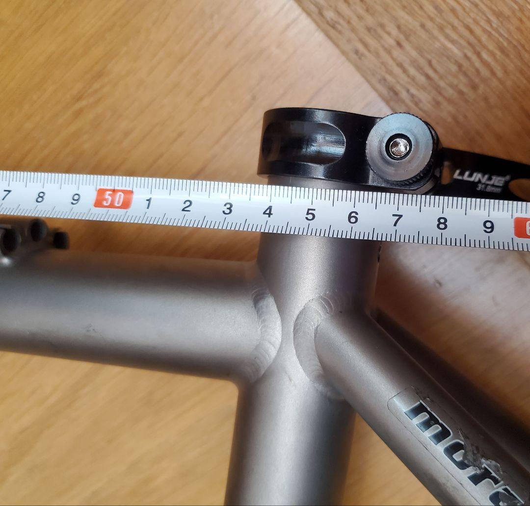 MORATI マウンテンバイクチタンフレーム26インチ用　中古品