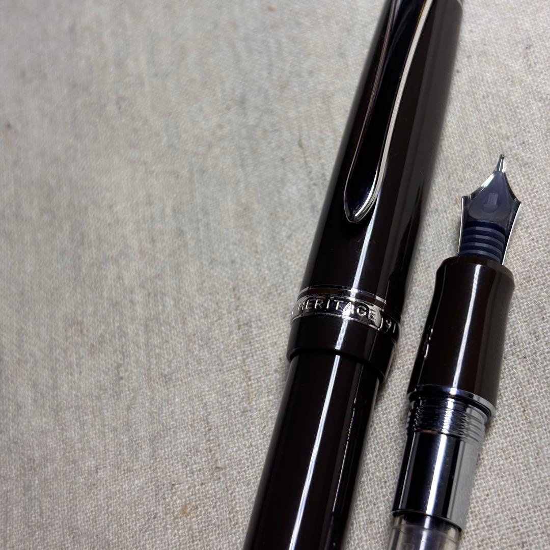 PILOTパイロットカスタム　ヘリテイジ91 万年筆 山栗