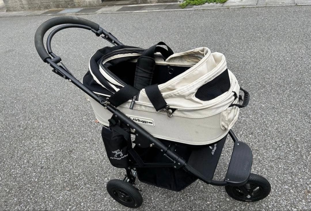 Airbuggy ペットカート ホワイト(コットのみ) ラージサイズ