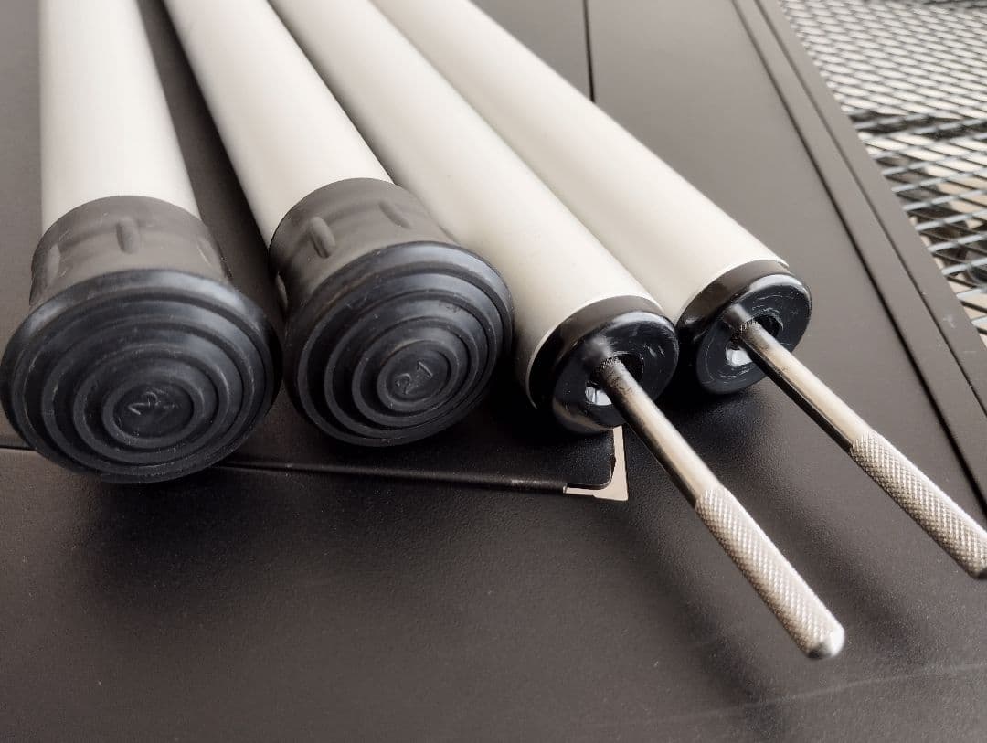 【2本＋ノーブランド2本セット】 ウイングポール280  peak