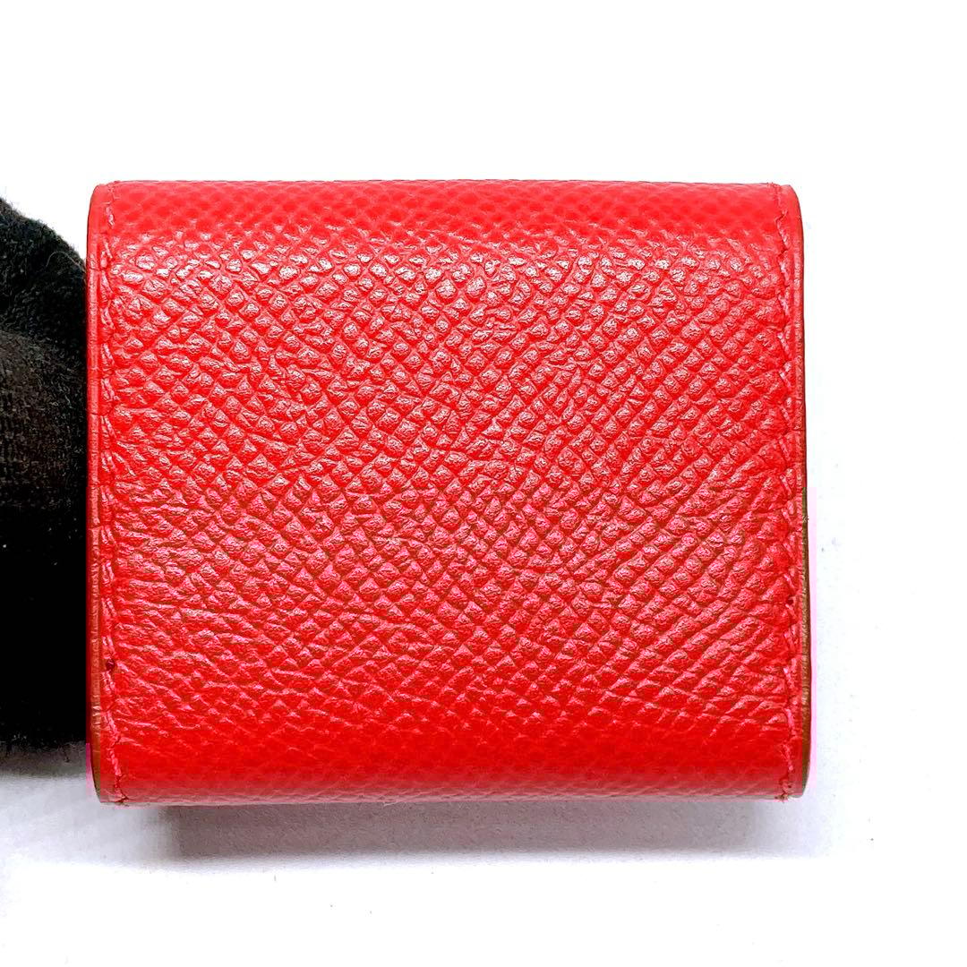 894 エルメス　ポストイットケース　エプソン　革　メモ帳　赤