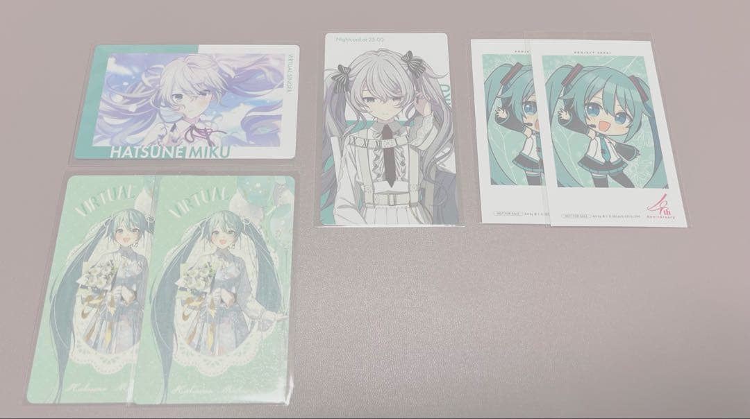 プロセカ　ミク　色紙　ニゴミク