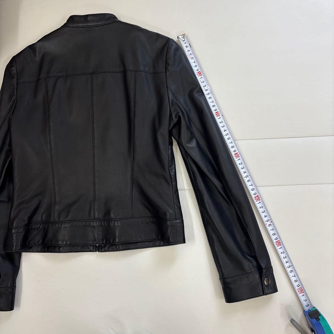 himiさま専用⭐︎アナイANAYI ラムレザーシングルライダースジャケット　36