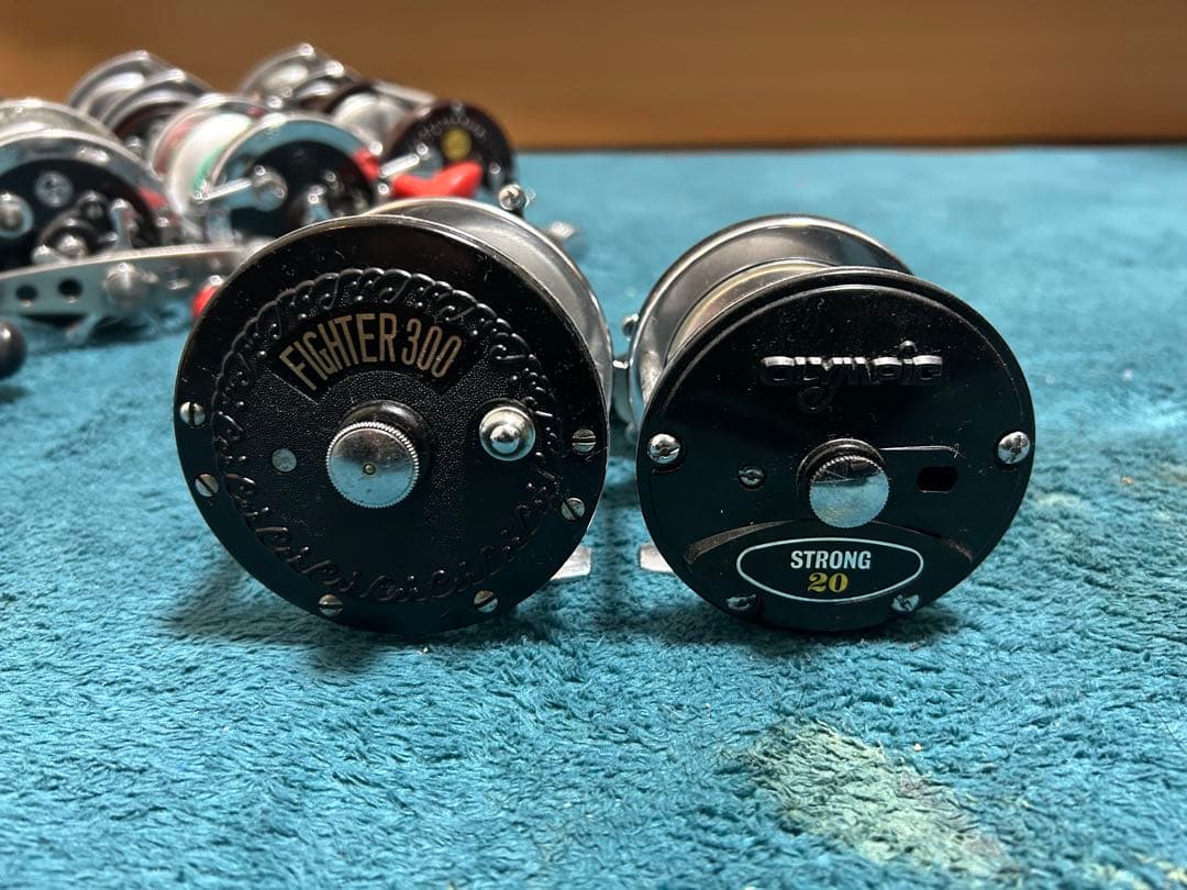 オリムピック　ストロング　ファイター　計8点　石鯛　両軸リール