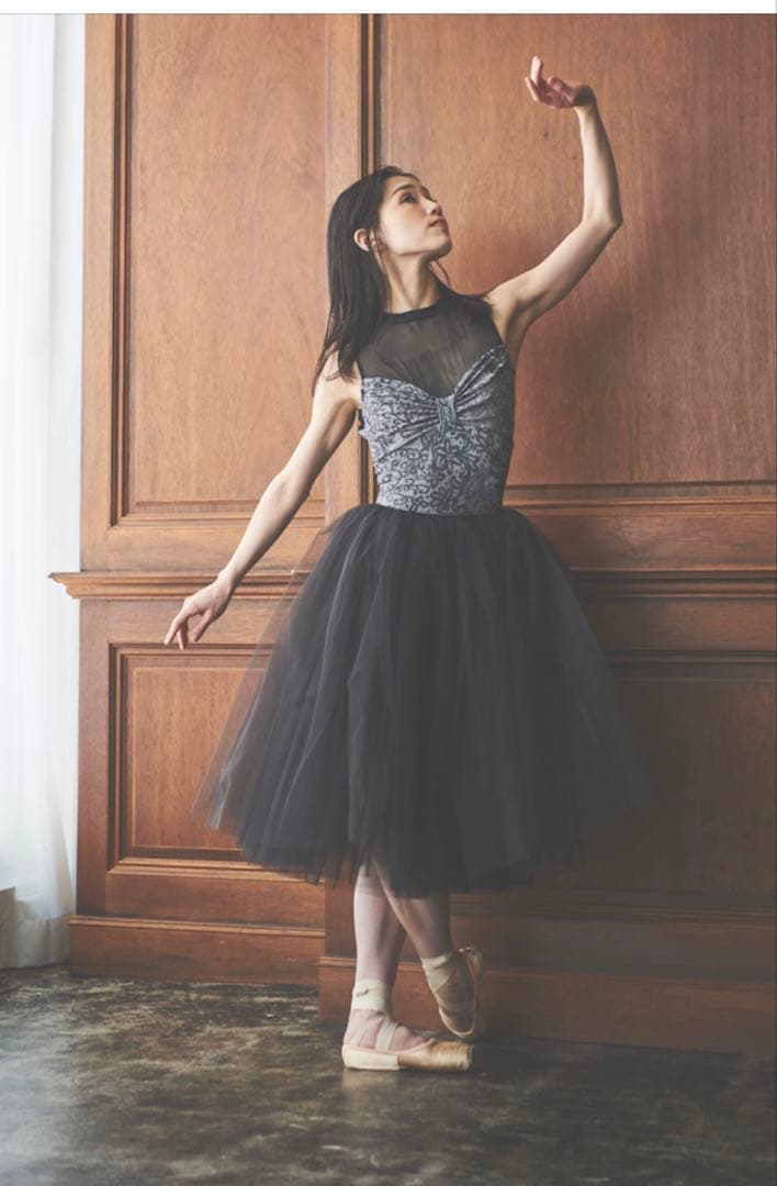 バレエ type Y neck ribbon / eternal lace etoupe