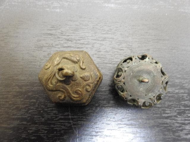 唐物屋久兵衛　根付　2個　MA106