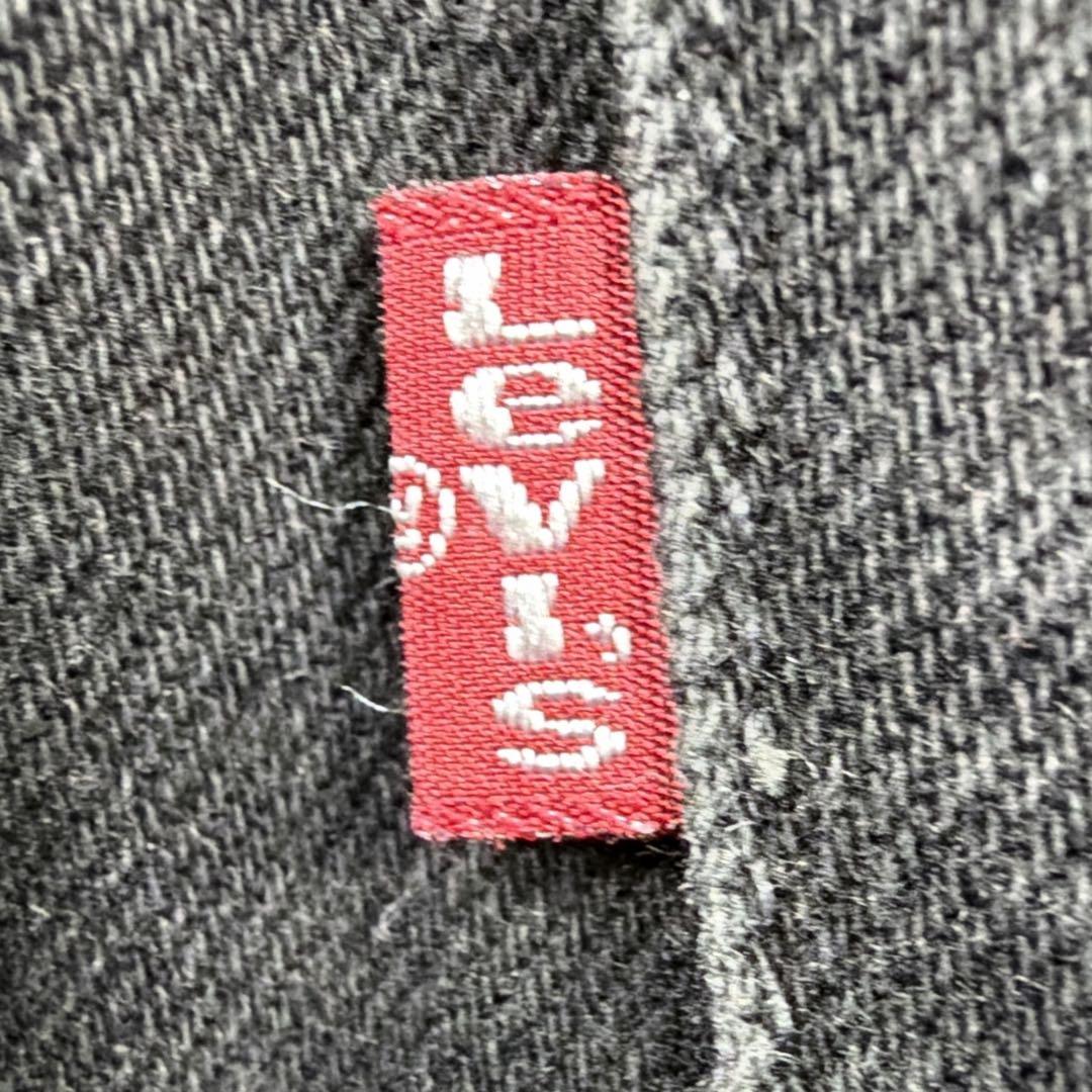 【先染め】90s Levi's 550 デニム ブラック ジーンズ 黒 W34