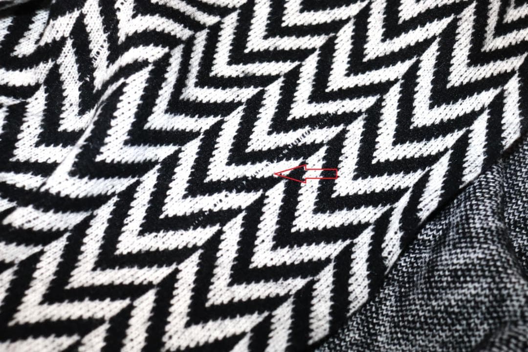 新品 マスターバニー ヘリンボーン ウールニット 2B ジャケット (4/M)Ⓗ