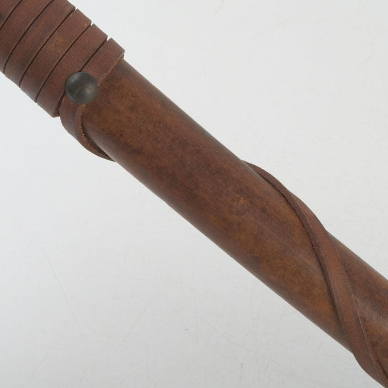 アンティーク　銅製　武具　モーニングスター　朝星棒　装飾品　N　9360