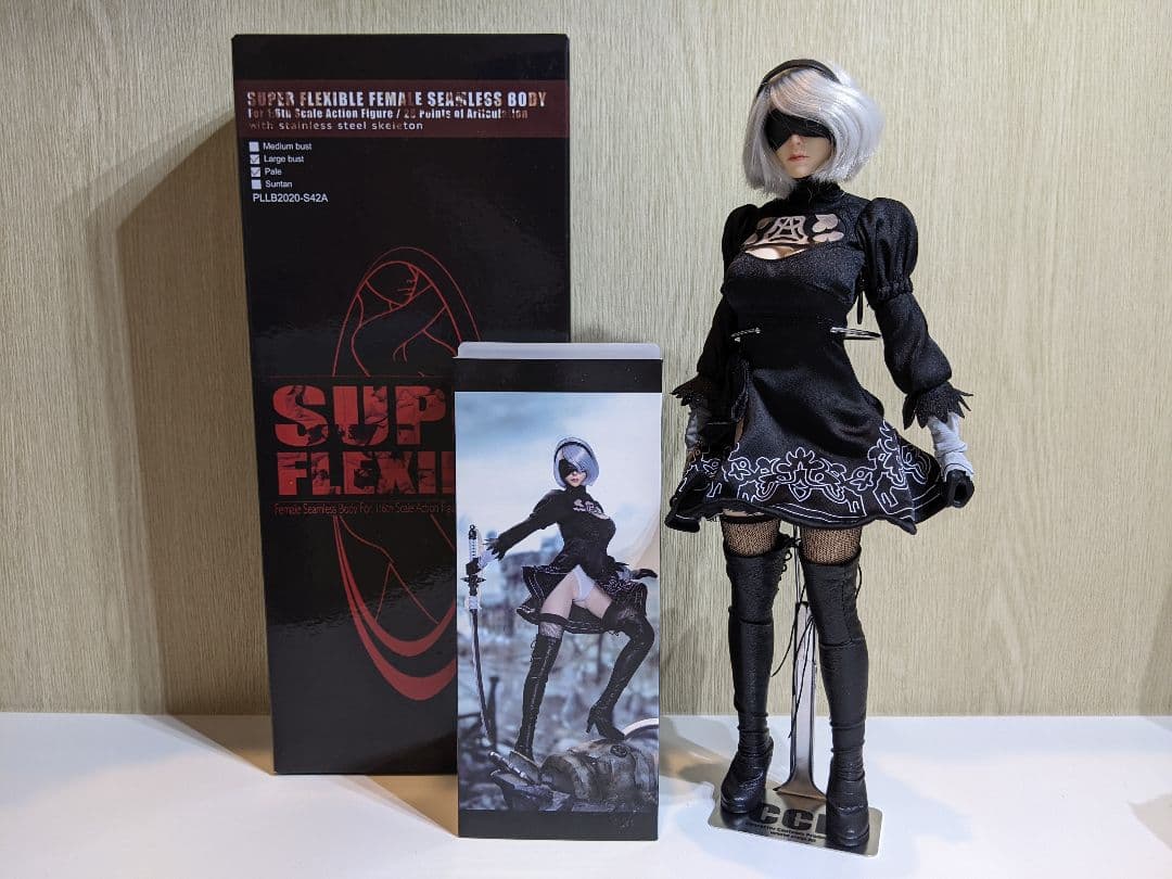2B SUPER DUCK ヘッド 衣装 武器 セット 素体セット　シームレス