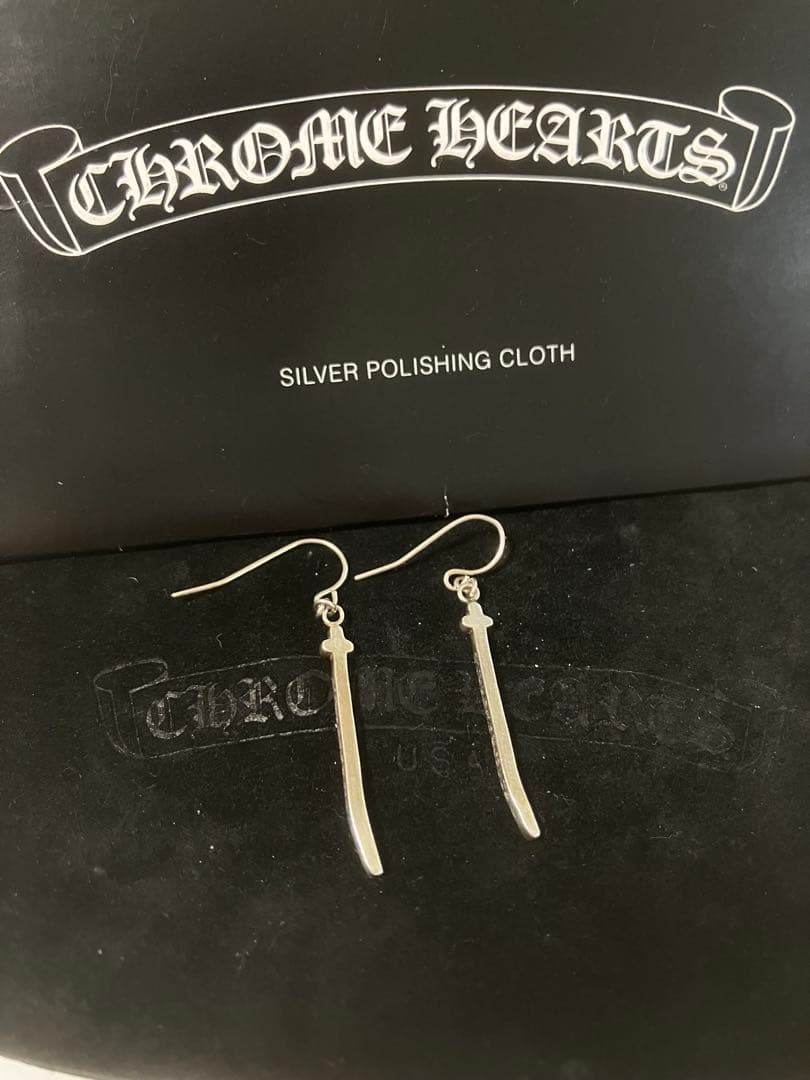 Chrome Hearts RSクロス　ピアス　美品