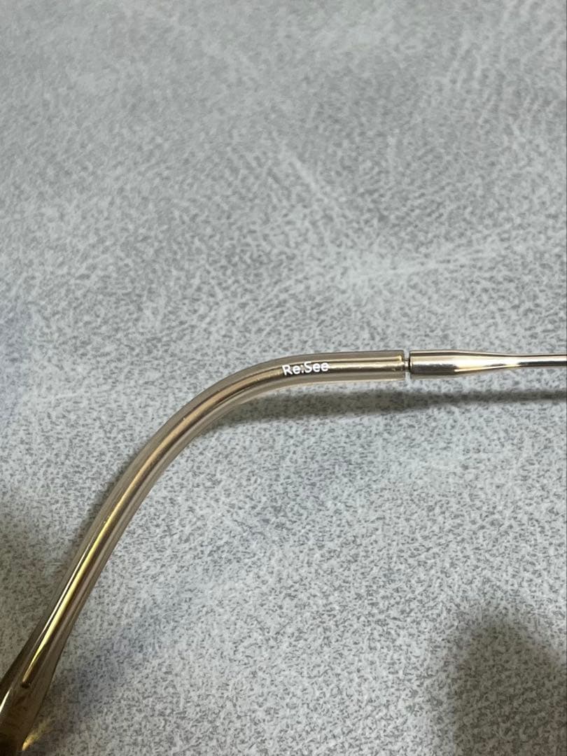 note！！　Re:see ライトブラウン サングラス