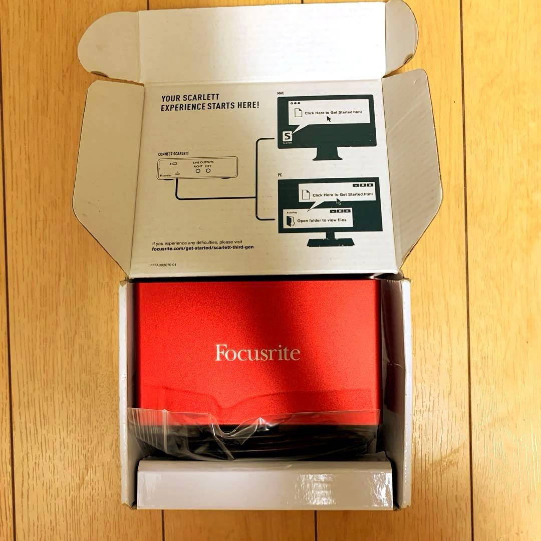 Focusrite Scarlett Solo オーディオインターフェース