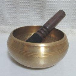 シンギングボウル(観音真言) 720g ヒーリング　チャクラボウル　密教法具
