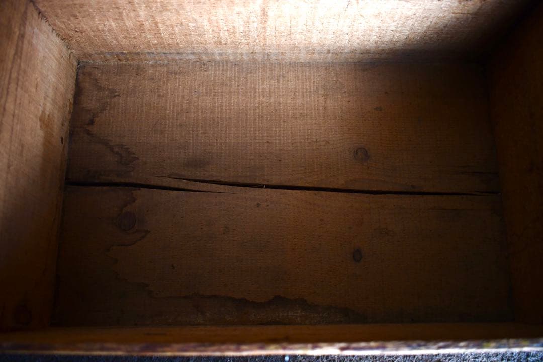 フランス　アンティーク　木箱　vintage ブロカント　1880年　襤褸