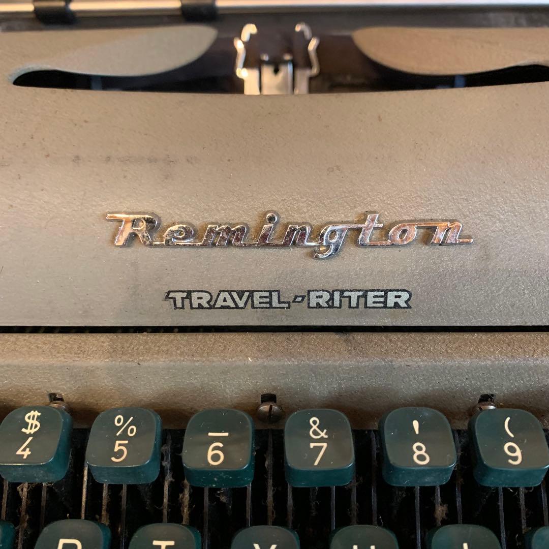 レミントン社製 トラベルライター タイプライター 1960年代 ヴィンテージ