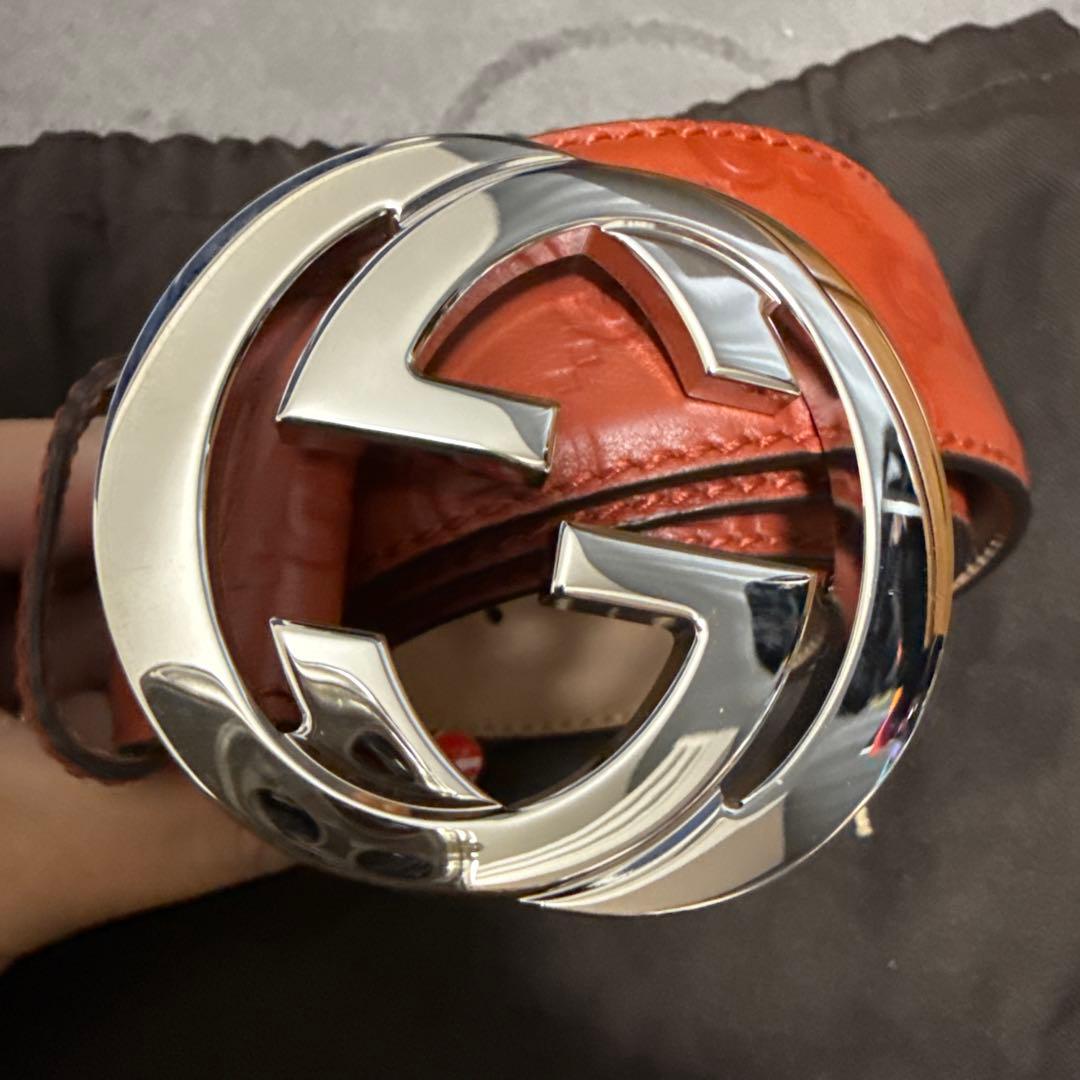 Gucci Gロゴ　レディースベルト