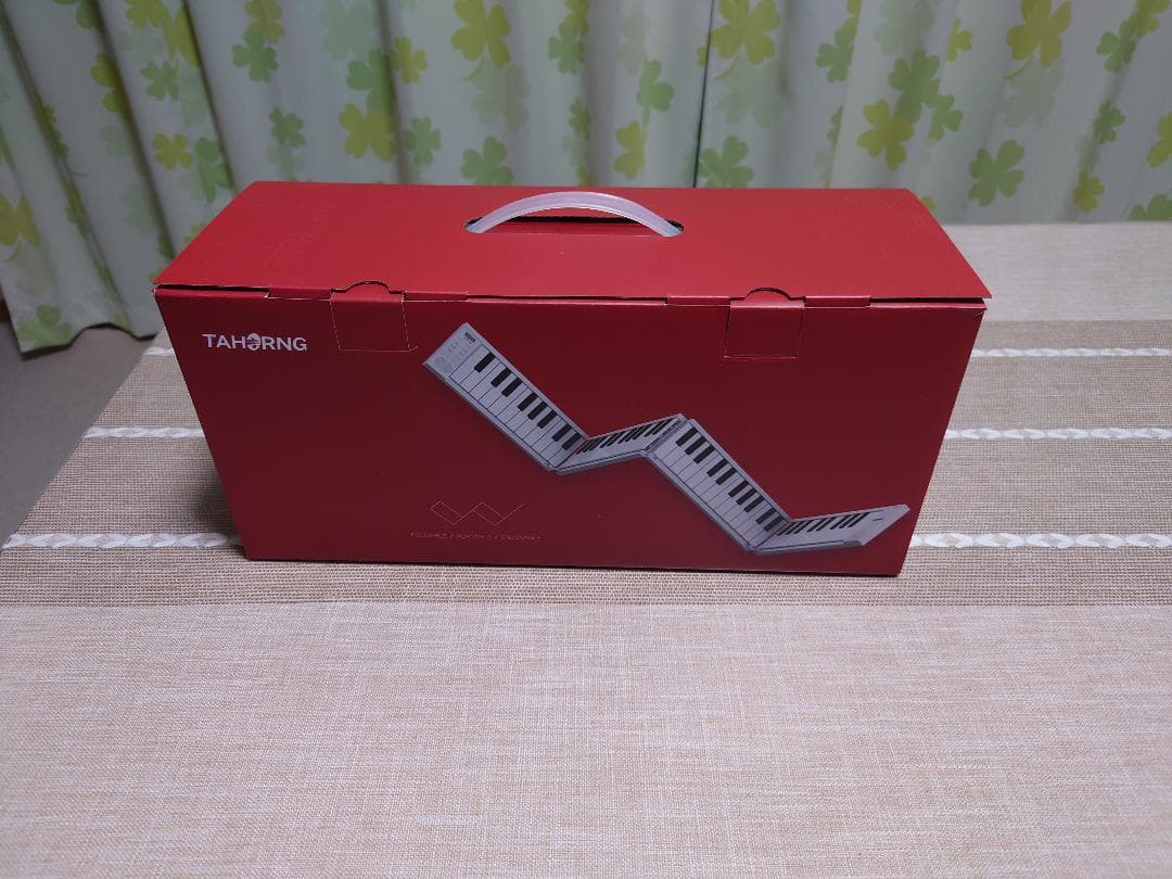 【美品】TAHORN 61鍵電子キーボード(オリピア88折り畳み式・充電式)