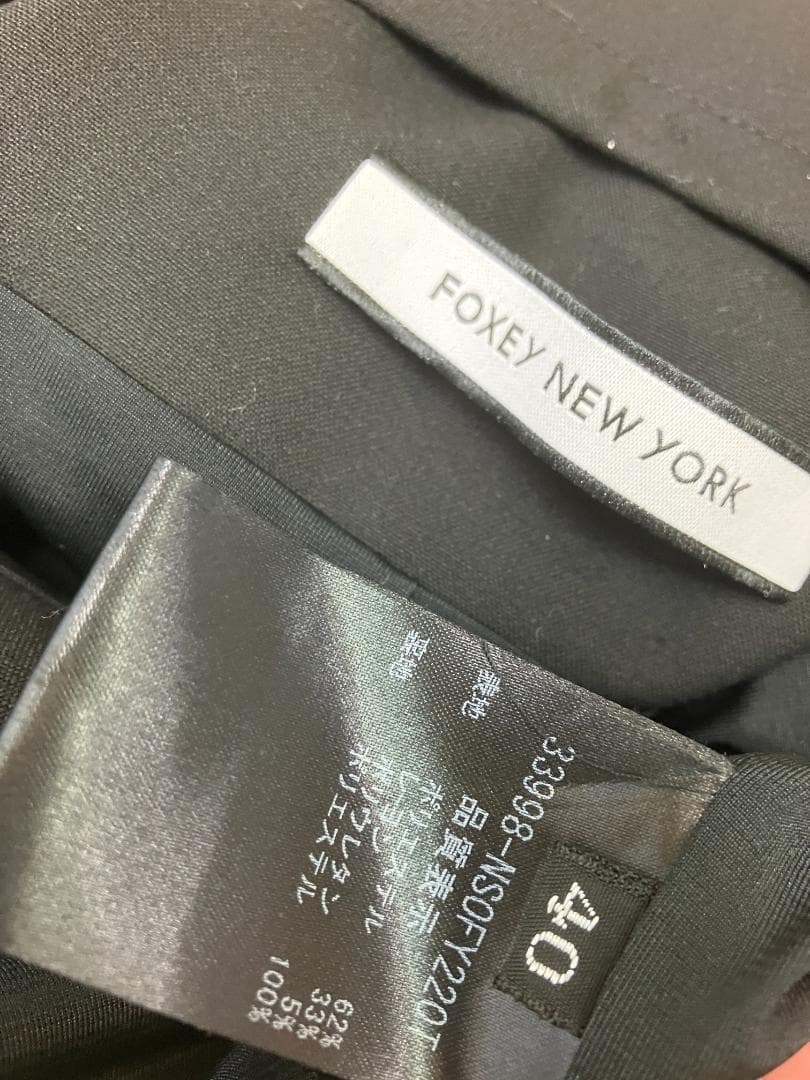 （K12405）FOXEY NEWYORK パレーブルボンノースリーブワンピース