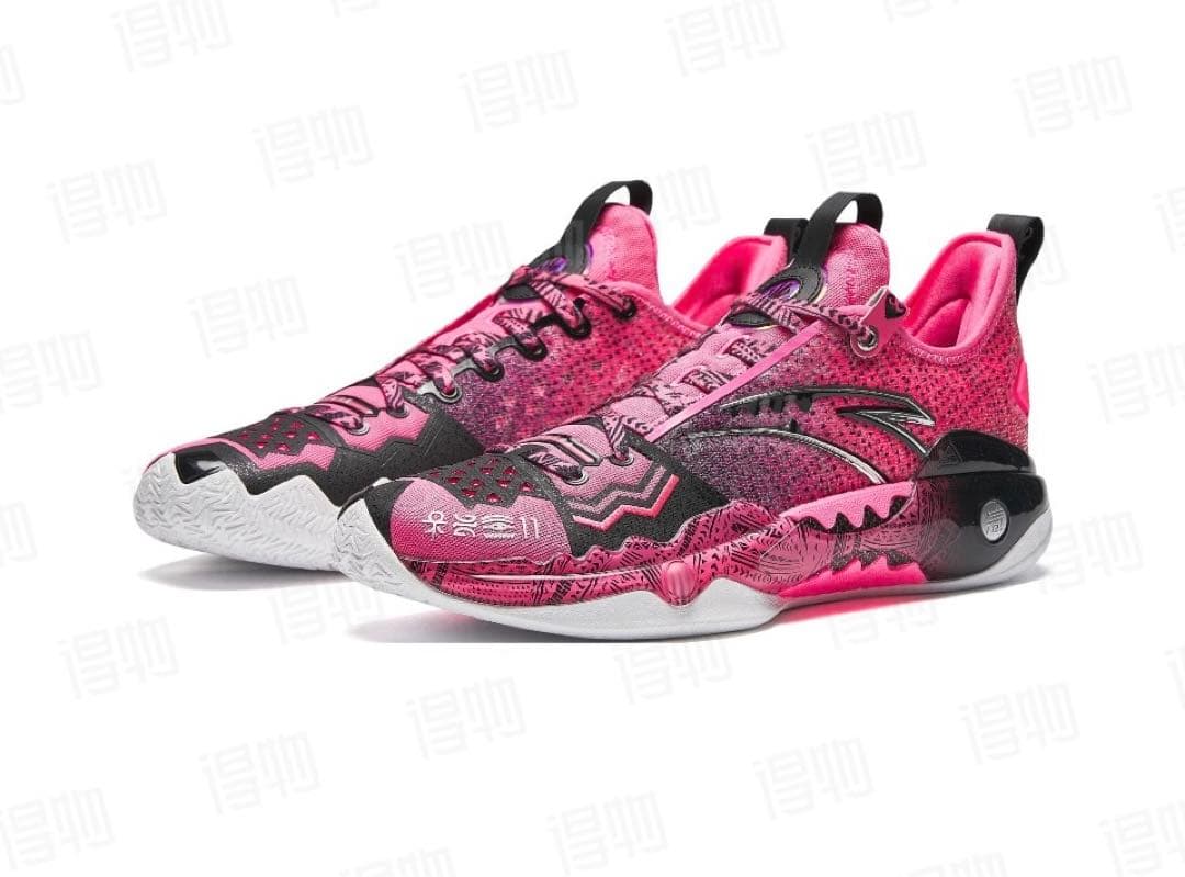 サイズUS9 カイリーアービング Anta Shockwave 5 pro PE