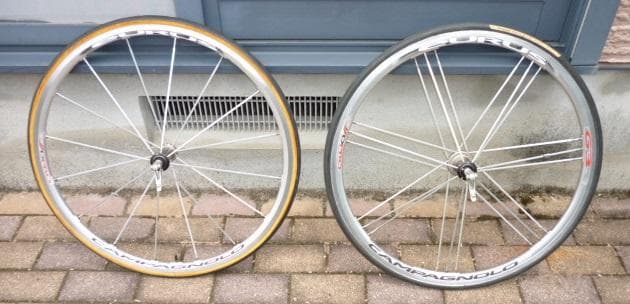 【中古品】カンパニョーロ　ユーラス　チューブラー　シマノ10S