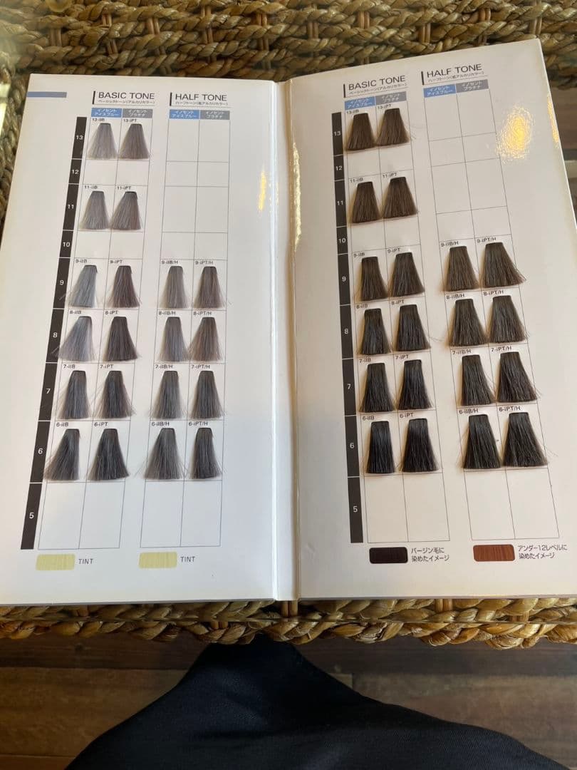 ORDEVE カラーリング剤 カラーチャート