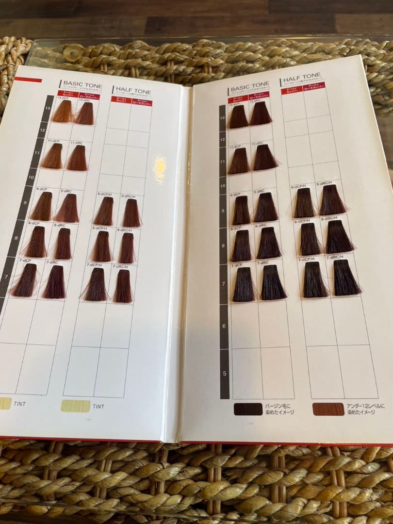 ORDEVE カラーリング剤 カラーチャート