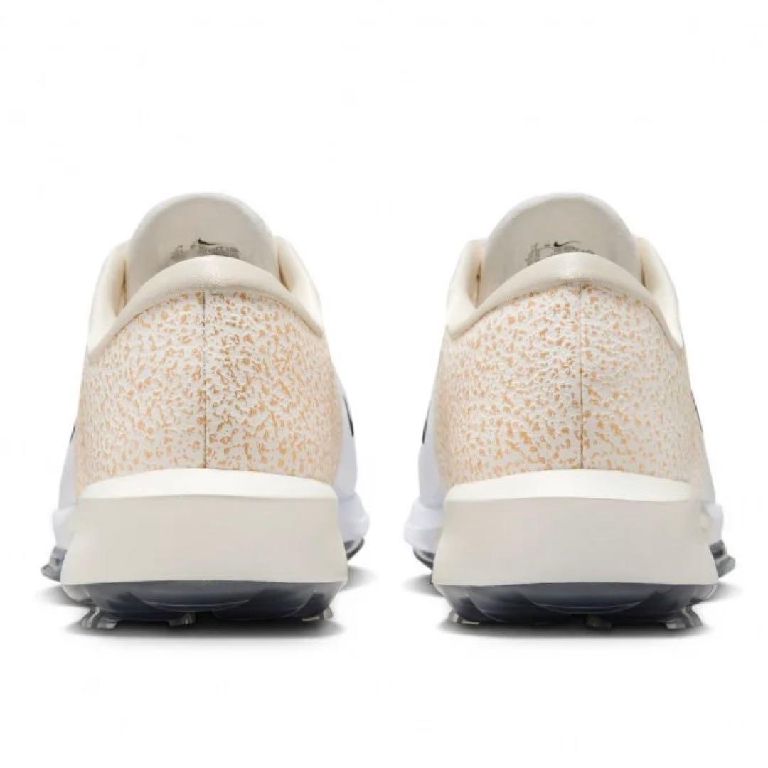 ナイキ 27.5 インフィニティツアー レザー 白 ゴルフ シューズ スパイク