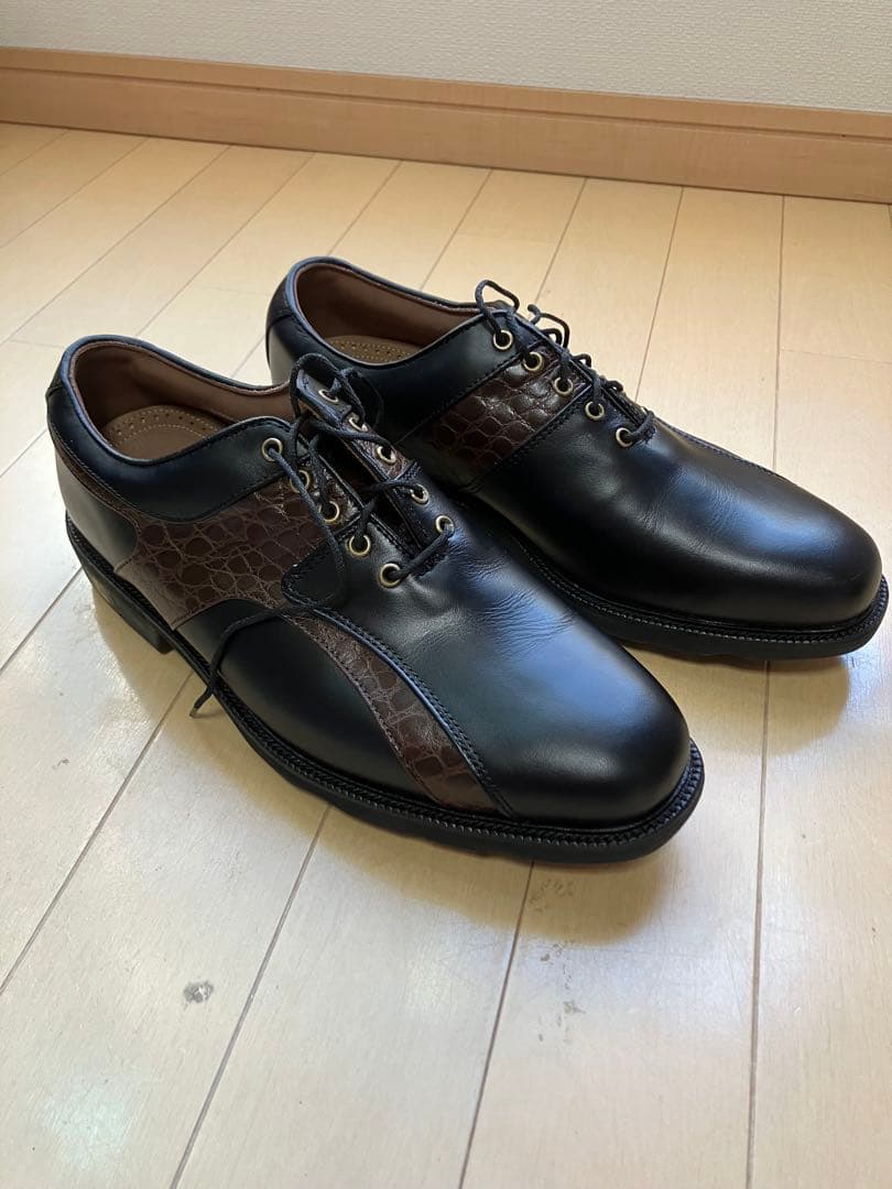 FOOTJOY ICON ブラック×ブラウン26cm 新品
