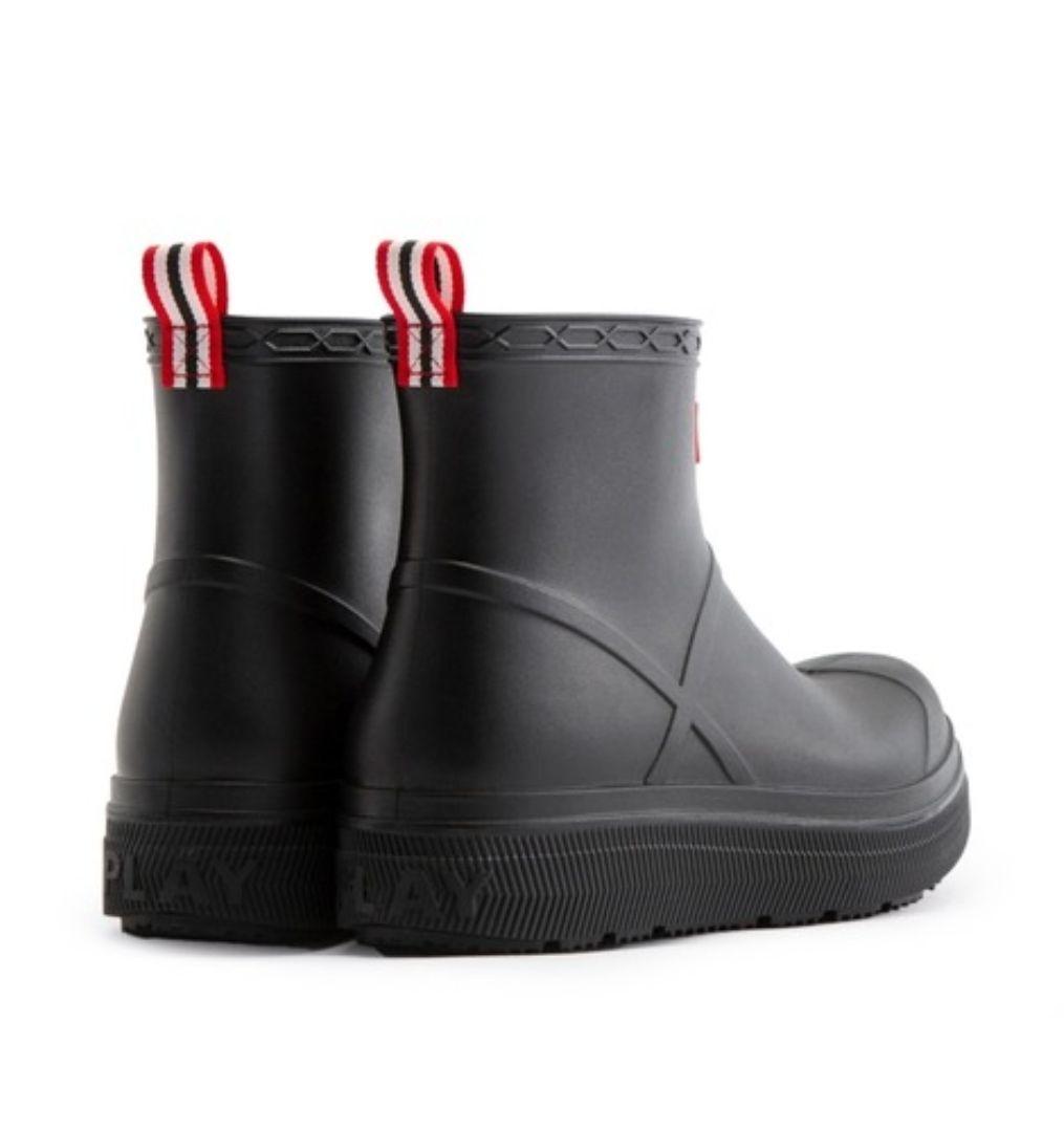 HUNTER ブラック プレイモールデットブーツ 23cm