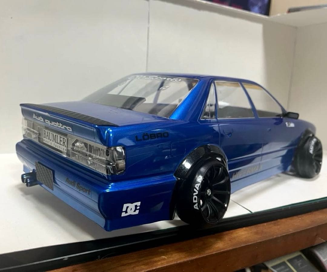 ラジコン タミヤ 1991 アウディV8ツーリング　塗装済みボディのみ