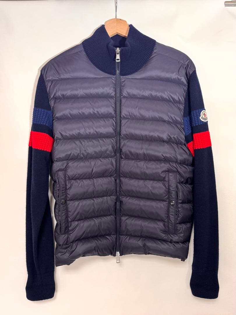 モンクレール　ニットダウンジャケット