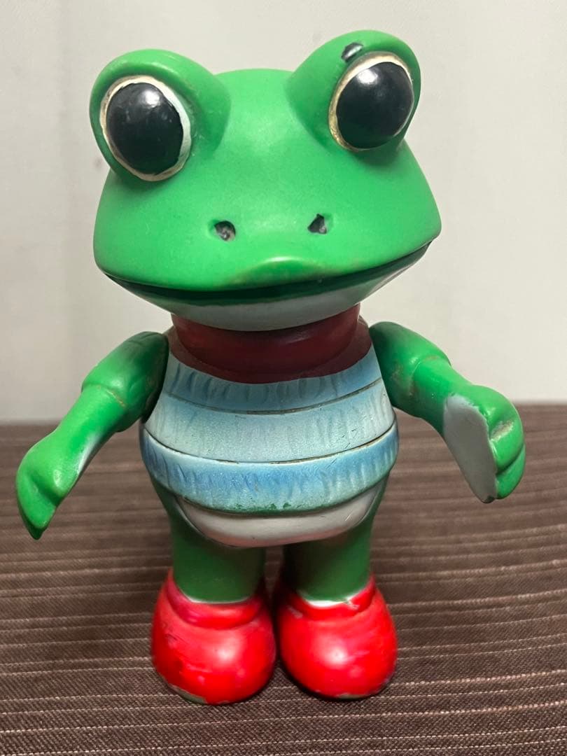 当時物 木馬座のケロヨンのソフビ人形