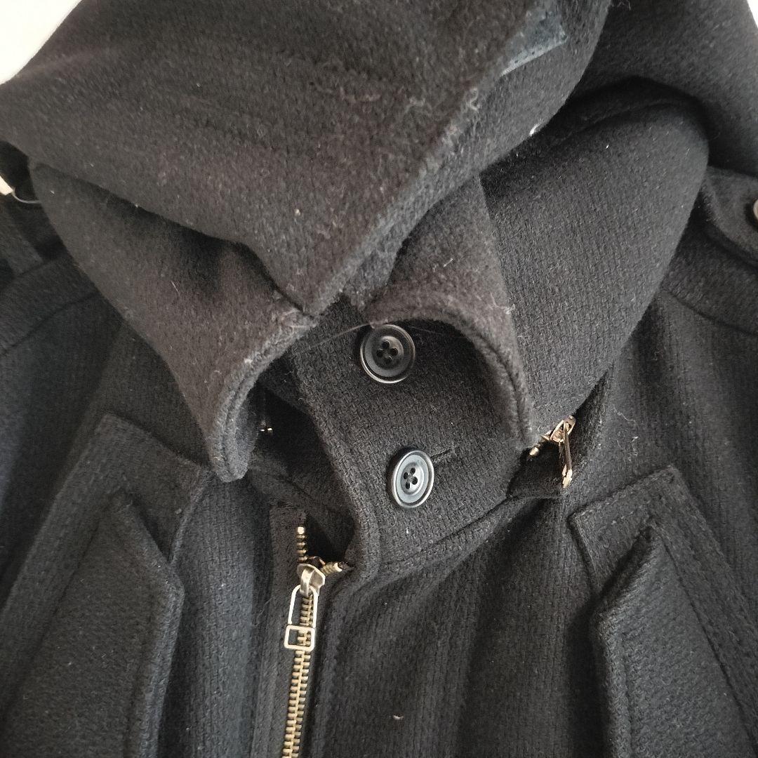 トルネードマート メルトン モッズコート サイズ M ブラック 黒